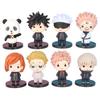 Q Version 8Pcs Jujutsu Kaisen Itadori Yuji  Ryomen Sukuna Gojo Satoru Figure Cake Decoration Doll Desktop Car Ornaments Toy Gift