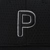 Golf Puma Schwarze P-Kappe mit durchgehendem Mesh 026683_01
