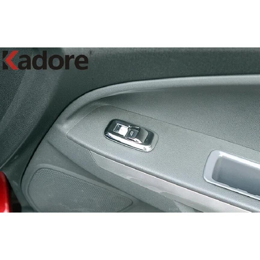 Car Door Armrest Window Lift Switch Button Panel Cover Trim For Ford Ecosport 2013 2014 2015 2016 Chome Interior Accessories
