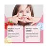 Dentifrice pour enfants aromatisé à la fraise Nettoyage des dents et des taches sur les dents jaunes Dentifrice oral pour enfants