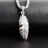 Roestvrij Staal Veer/Vleugels/Boom Kruis Kettingen Voor Vrouwen Mannen Accessoires Breedte 4mm Doos Schakel Kettingen Ketting Mode Sieraden