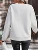 2024 Women's Solid Color Round Neck Loose Long Sleeve Autumn/Winter Hoodie