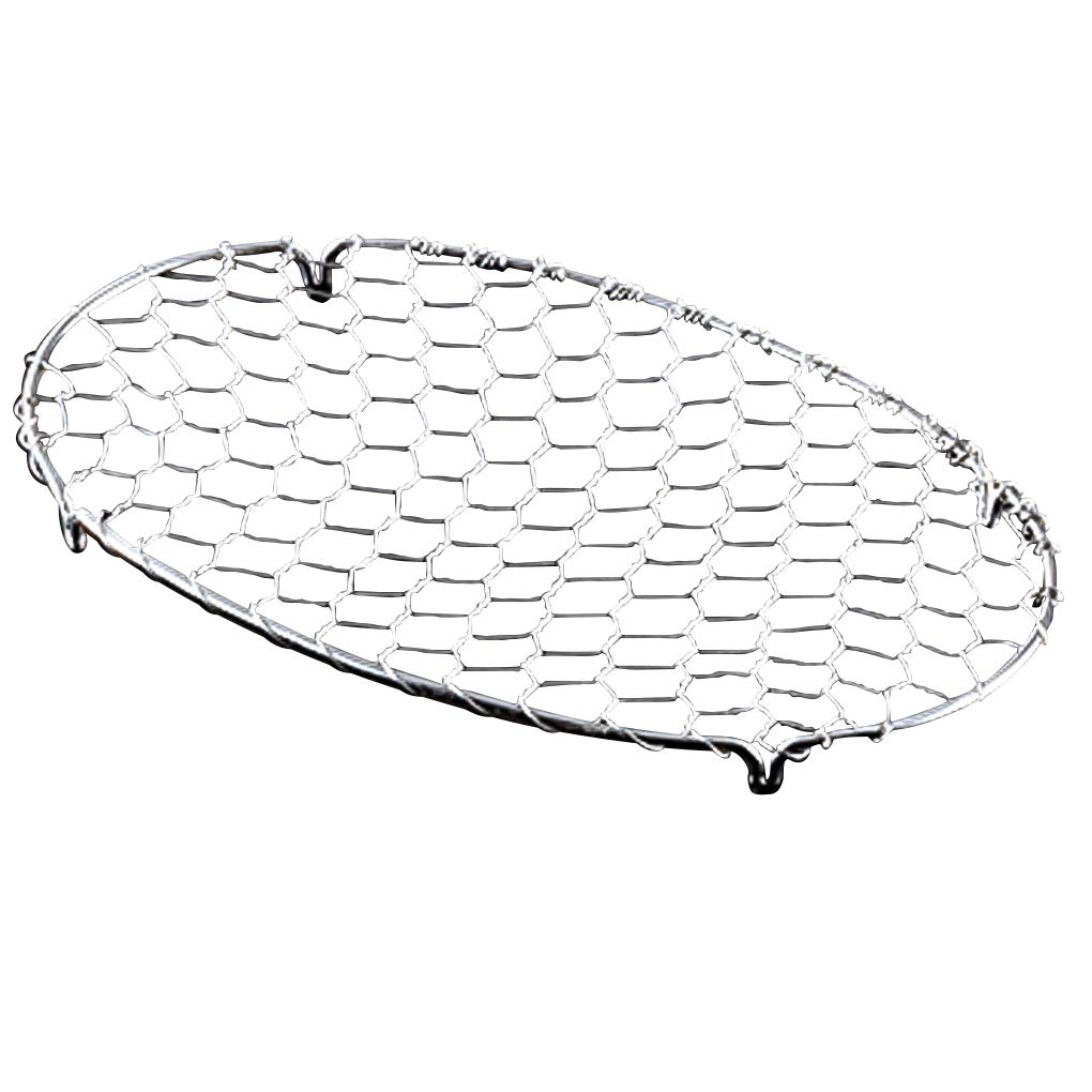 Yamako Stainless Steel Oval Drain 23991 Plate, Large,