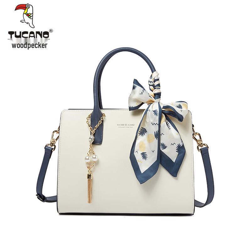 Tucano Damska torebka na ramię z prawdziwej skóry