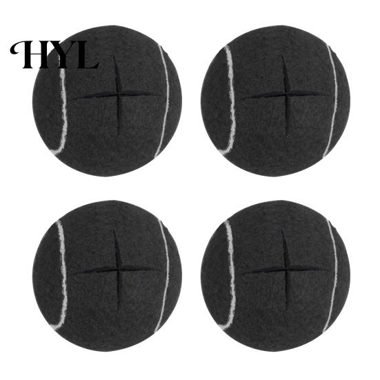 Sound Absorbing Chair Pads 4 Pcs Pre-Cut Walker Tennis Balls for Furniture Legs Floor Pre-cut Ball Protection Universal Leg Felt Pad Glide Coverings