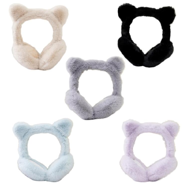 Cartoon Plush Ear Muffs Women Girl Cold Weather Ear Warmer Sport Ear Protectors