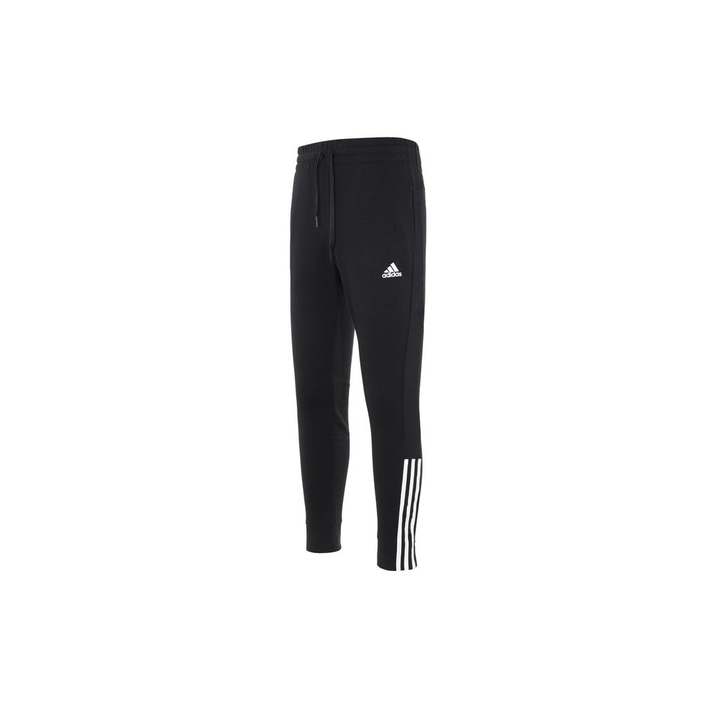 Adidas Logo Print Drawstring Straight-Leg Sweatpants Women Bottoms Black GS1383