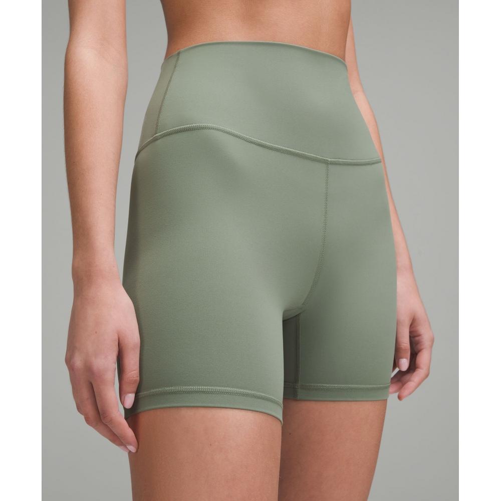 Lululemon Align  High Rise Short 6  Grey Eucalyptus