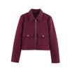 European and American Style, New Women's Clothing, Fashionable, Casual, Versatile 6-color Tweed Jacket