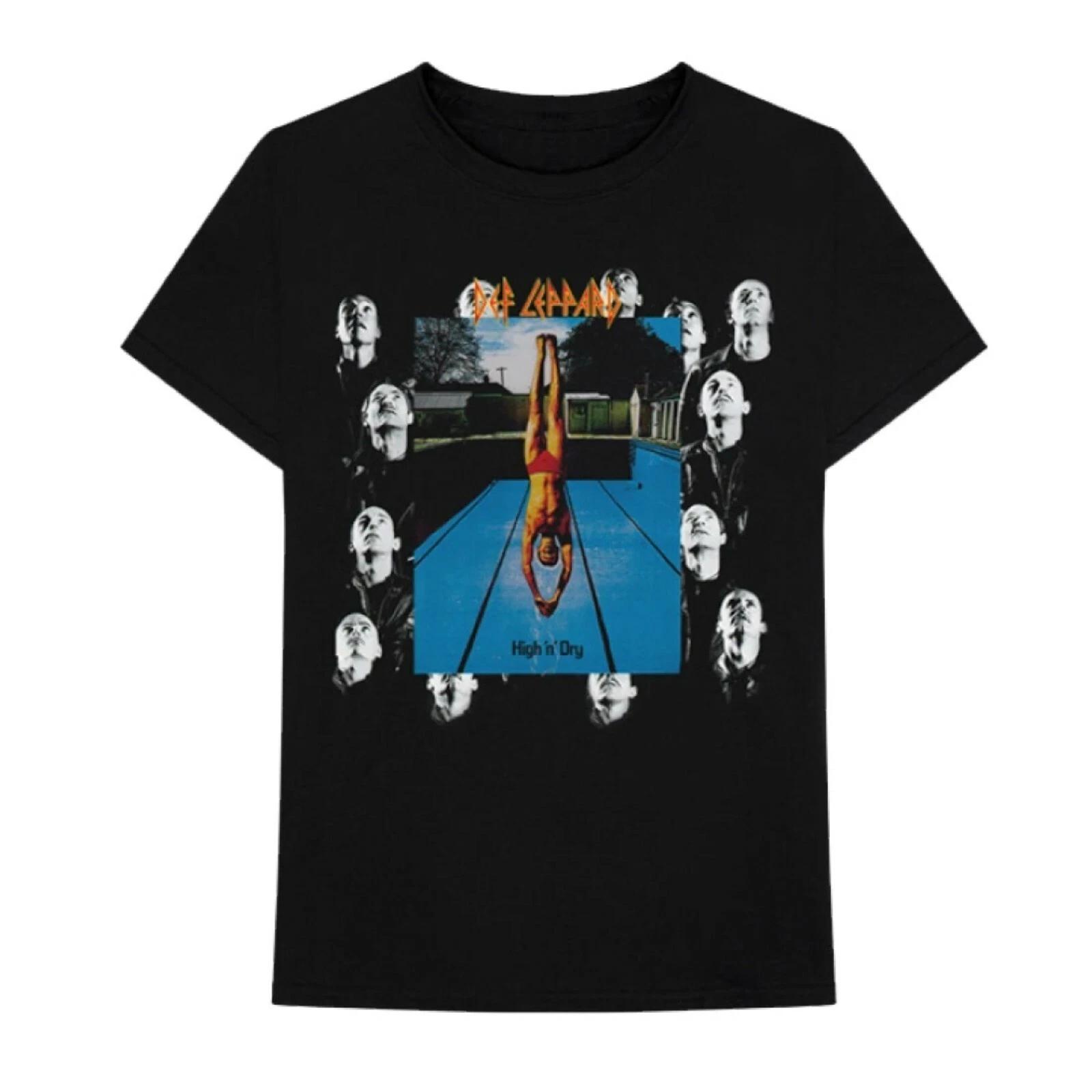 DEF LEPPARD cd cvr HIGH  N  DRY Official SHIRT XXL 2X New XL
