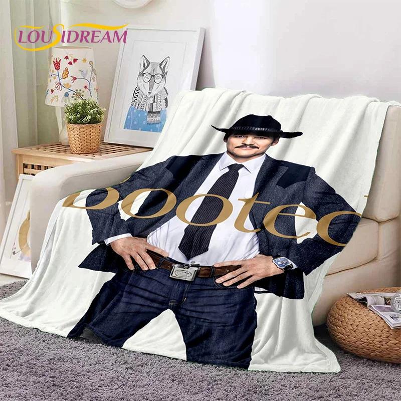 Jose Pedro Pascal Actor Star Soft Flannel Blanket for Beds Bedroom Sofa Picnic,Throw Blanket for Cover Outdoor Leisure Nap Gift