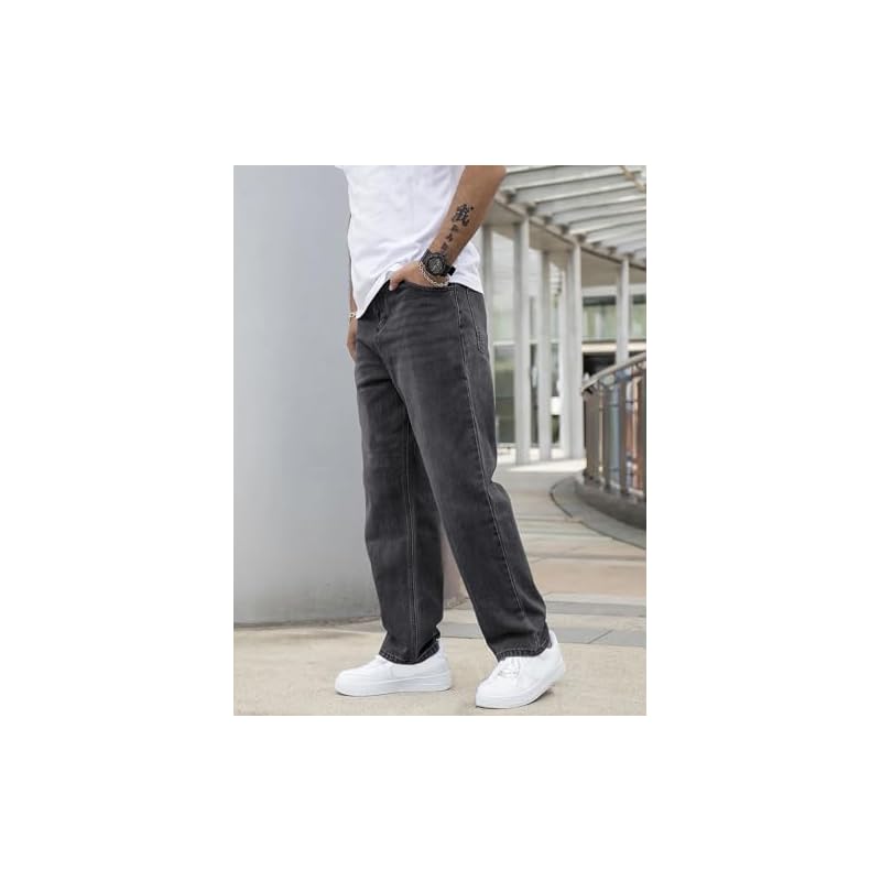Lymio Jeans For Men || Men Jeans Pants || Denim Jeans || Baggy Jeans For Men (0405) (In, Numeric, , )