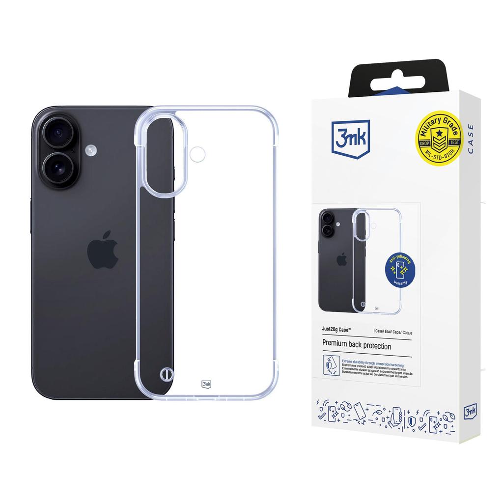 Apple Iphone 16 - 3Mk Just20G Clear Case