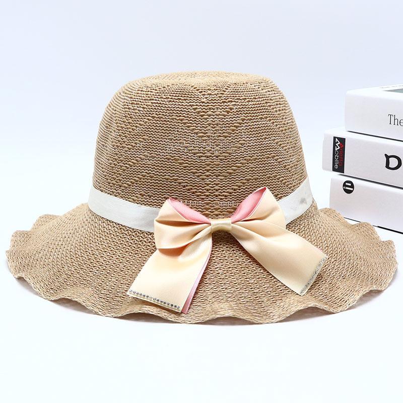 New Straw Hat Women's Outdoor Sunshade Sunscreen Hat Big Brim Trendy Vacation Beach Hat Breathable Cool Hat