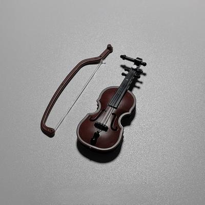 Mini Cute Violin! Play House Doll Clothes Accessories Simulation Musical Instrument Photo Props