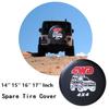 Copriborsa Ruota di Scorta 4WD 4x4 Universale Antipolvere Protezione Ruota 14" 15" 16" 17"