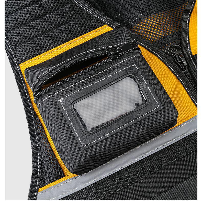 Electrician Multi-Pocket Reflective Tool Vest for Installation and Construction