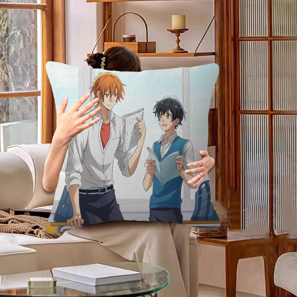 S-Sasaki And-M-Miyano Cushion Cover Polyester Sofa Cushions Decorative Throw Pillows Home Decoration Pillowcover