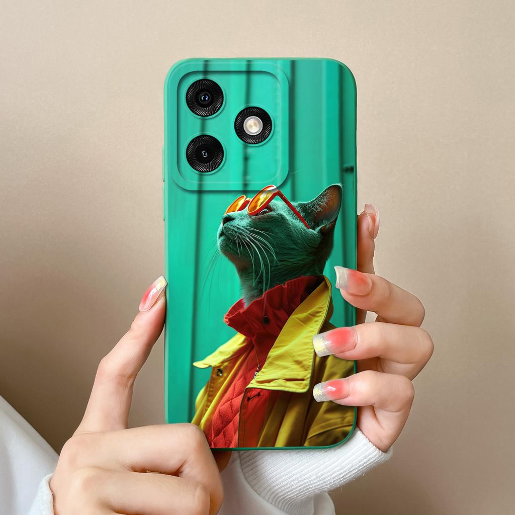 For Itel A50 A50C A70 A80 A18S Case Various Style Soft Liquid Silicone Back Covers Shockproof High Quality Lightweight Bumper