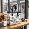 Floral Print Tote Bag Casual Daily Shoulder Bag for Women Lightweight Reusable Shopping Handbag