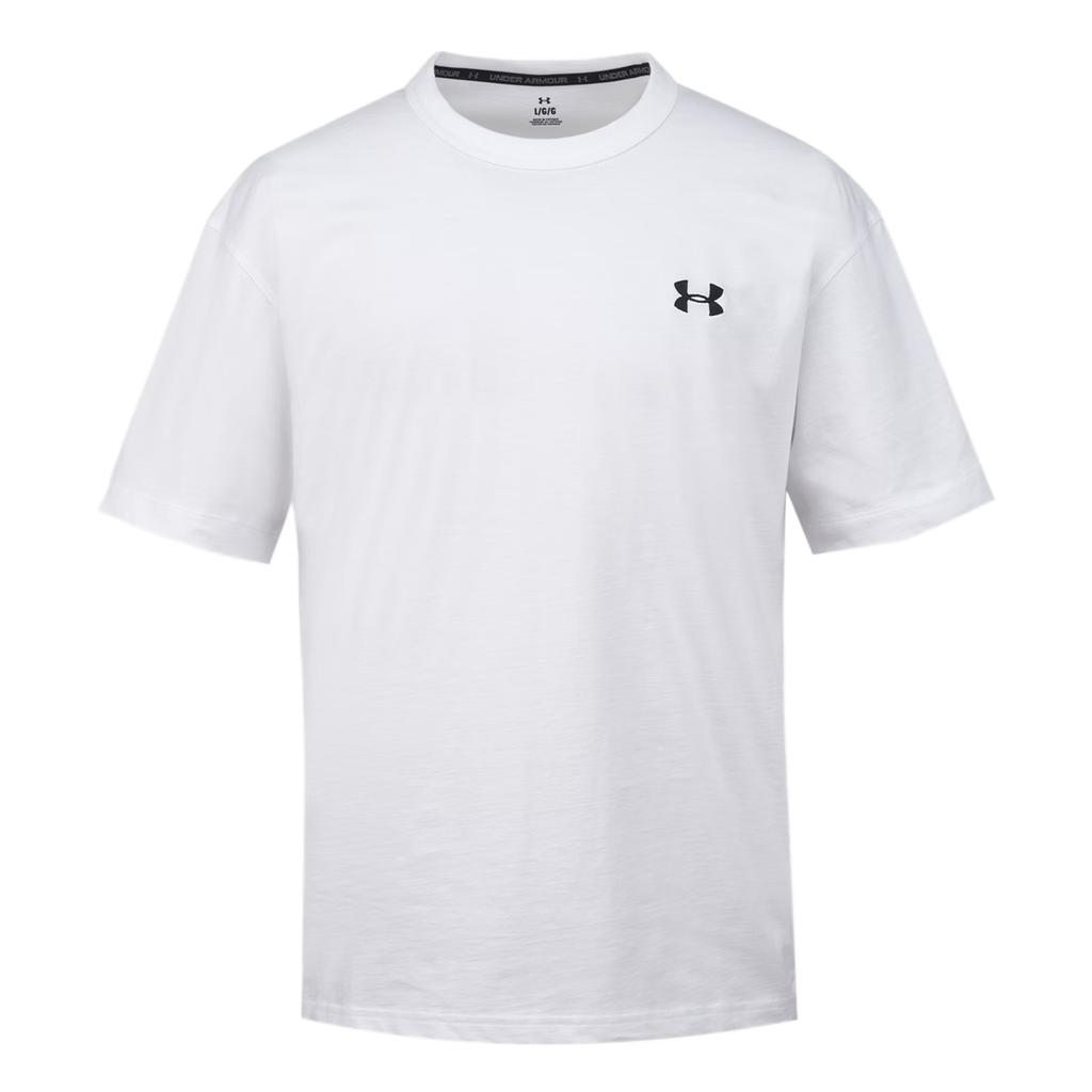 Under Armour Apachw Fashion Simple Versatile Short Sleeve T-Shirt Unisex Tops White 6007564-100