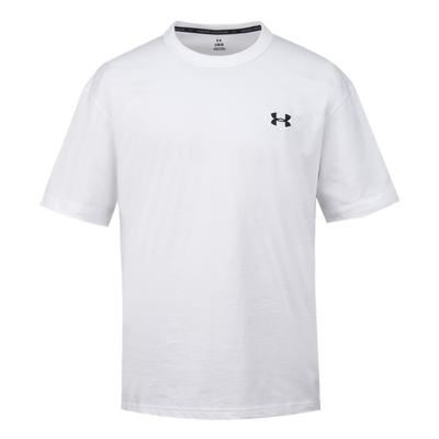 Apachw Moda Simples Versátil Camiseta de Manga Curta Tops Unissex Branco 6007564-100