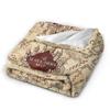 Marauders Map Flannel Blanket  Soft Warm Throw Blanket for Home Decor Camping Fashion Bedspread Sofa Bed Cover