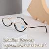 New Style Metal Frame Reading Glasses for Women Unisex Optical Spectacle Eyeglasses Men Classic Plus Diopter Eyewear 0+1.0+4.0