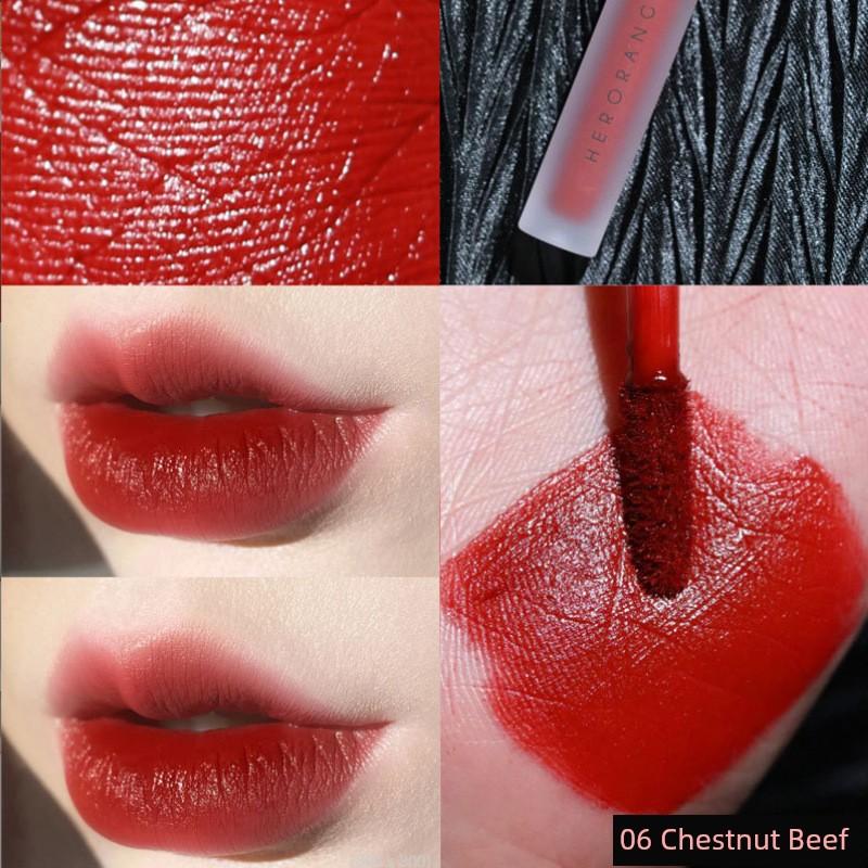Velvet Matte Lipstick Lip Gloss for Stage Makeup, Special Cosmetics for Latin Dance, Non-Fading Lip Color Mud