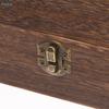 Rustic Wooden Storage Box | Rectangular Keepsake Box with Hinged Lid & Latch for Jewelry & Collectibles