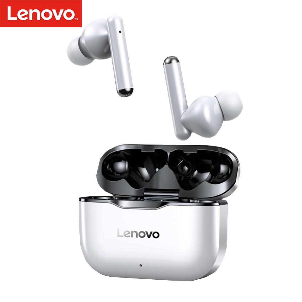 Lenovo Lp1 Tws Earphone Bluetooth 5.0 Wireless Headset Waterproof Sport  Earbud Noise Cancelling Headphones Dual Stereo Hifi Bass - Earphones \u0026  Headphones - AliExpress