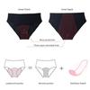 Cuecas de Período para Mulheres Fluxo Intenso À Prova de Vazamentos Cuecas Hipster Cintura Média Sem Vazamentos Laterais Calcinhas Menstruais