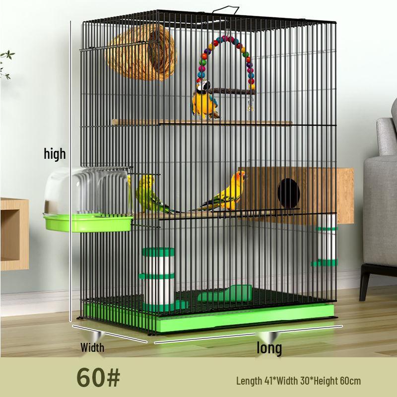 Large Parrot & Bird Cage for Budgies, Peonies, Wrens, Starlings & More