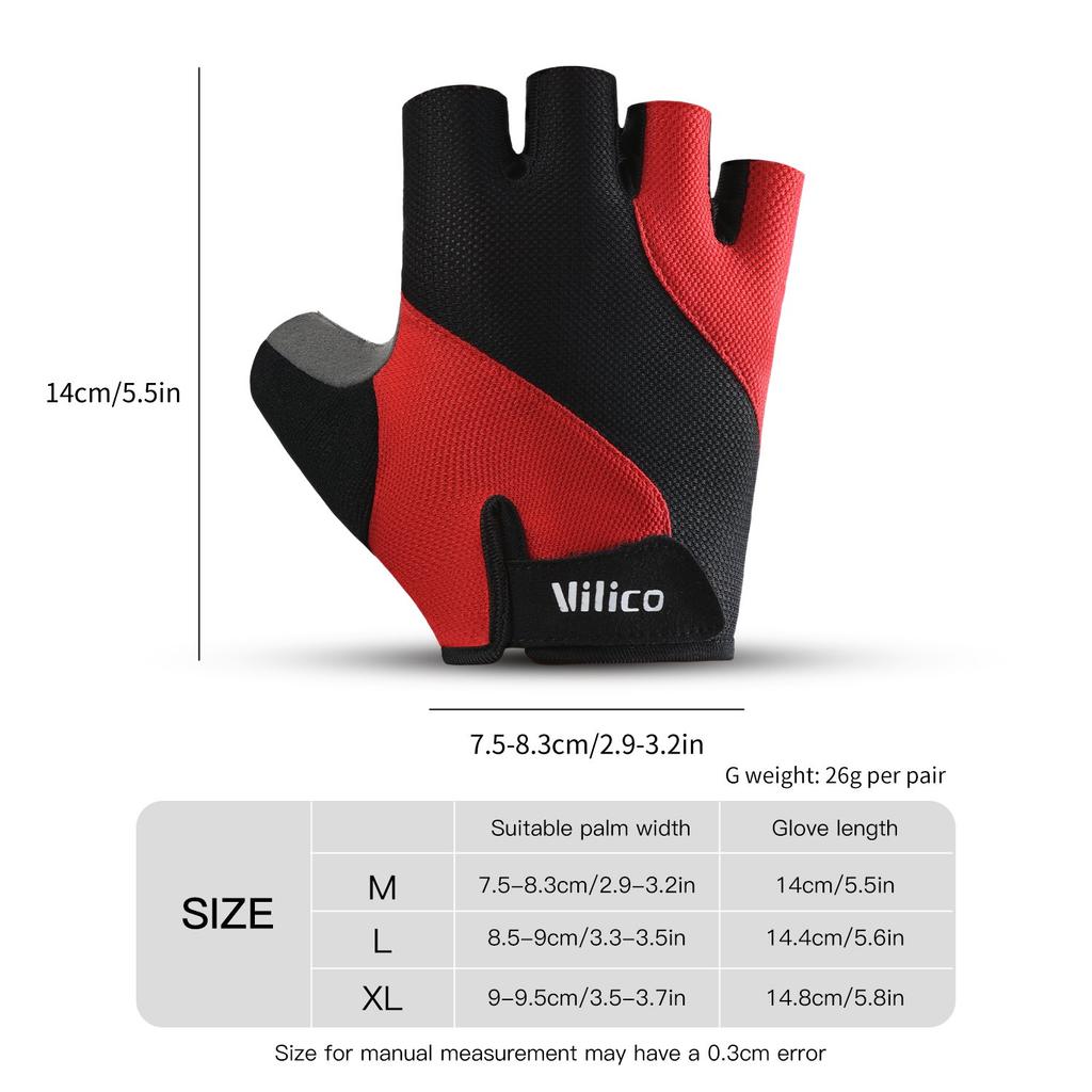 Durable And Safe Short Finger Cycling Gloveshigh Elasticity Shock Absorption Protectionbreathable Wear-Resistant Sports Spring Summer Gloves