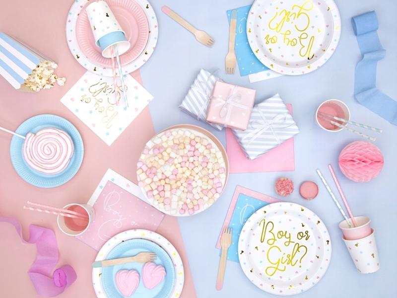 Baby Shower Cups Boy Or Girl 200 , 6 Pcs