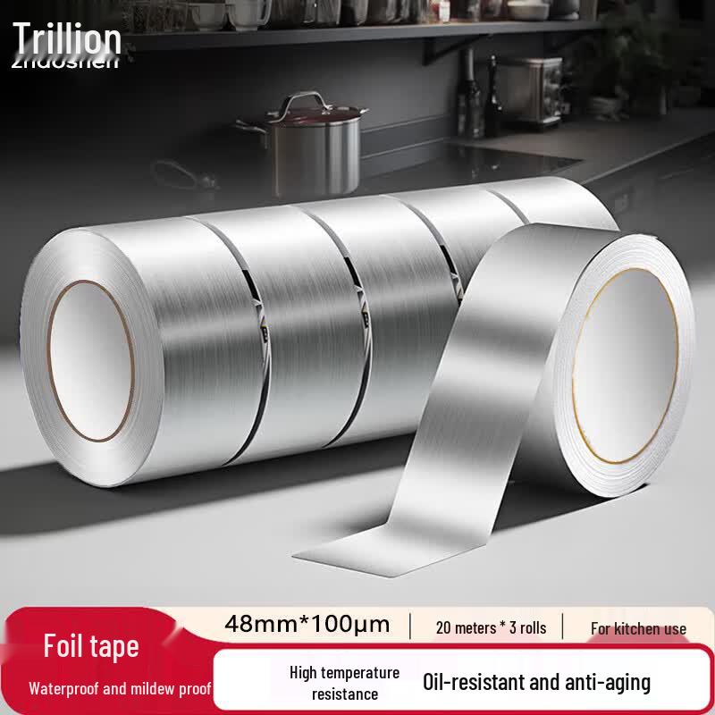 Zhaoshen High-Temperature Waterproof Aluminum Foil Tape 48mm x 20m