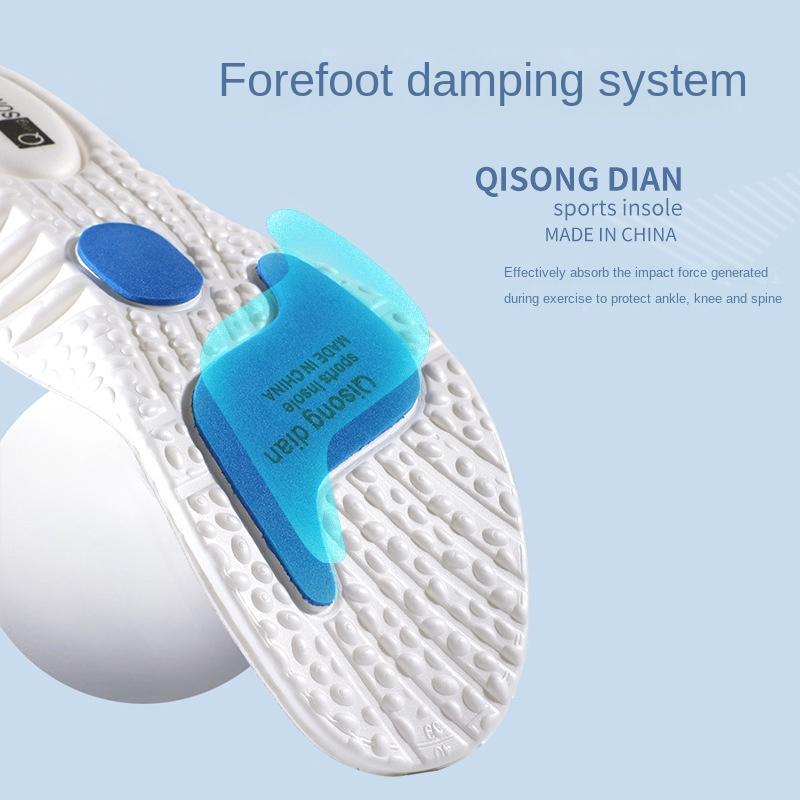 Solette EVA per scarpe Suola Assorbimento degli urti Deodorante Cuscino traspirante Solette da corsa per piedi Uomo Donna Solette ortopediche
