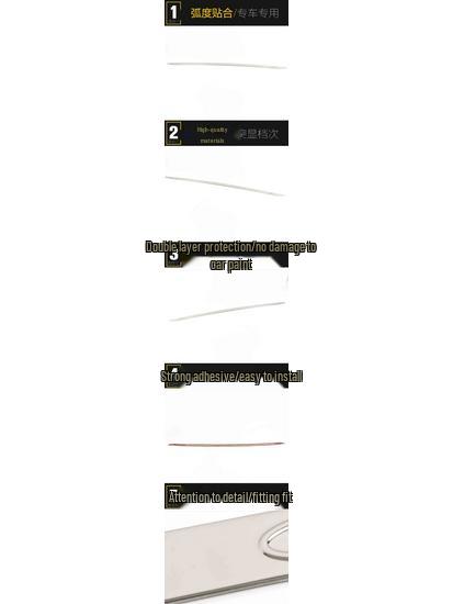 Compatible Tianyi C5 Trunk Trim: Stainless Steel Anti-Scratch Bright Strip Accessory for 17 Models