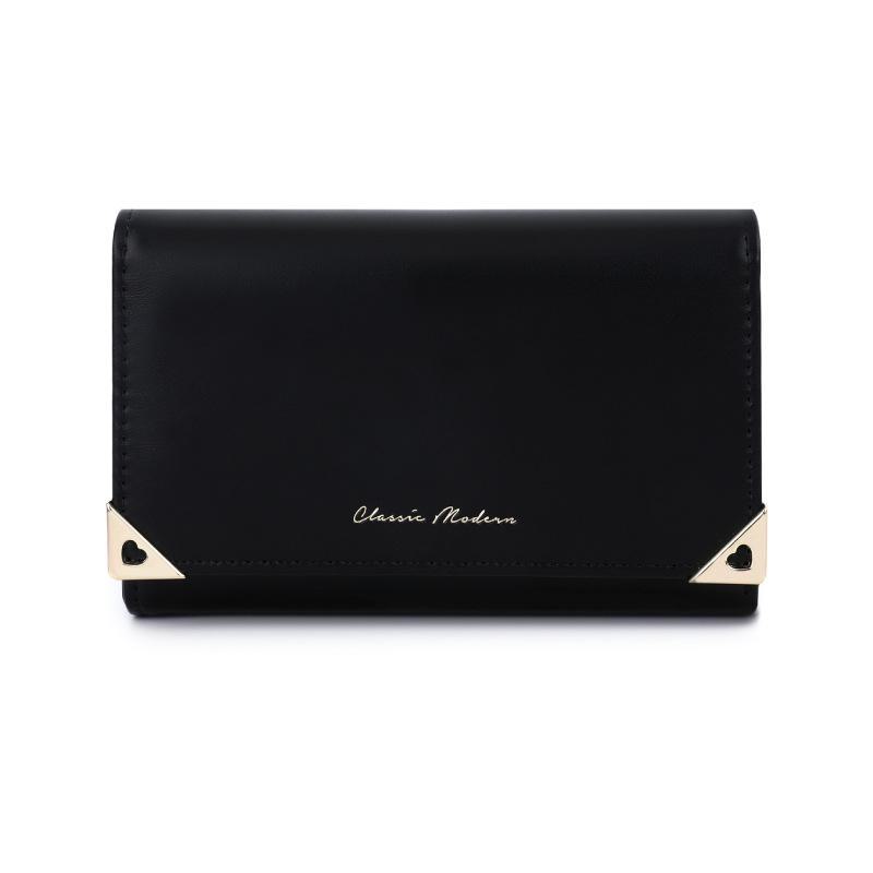 

Женский кошелек-картхолдер Tailian большой вместимости - Модный кошелек для монет высокого класса чёрный