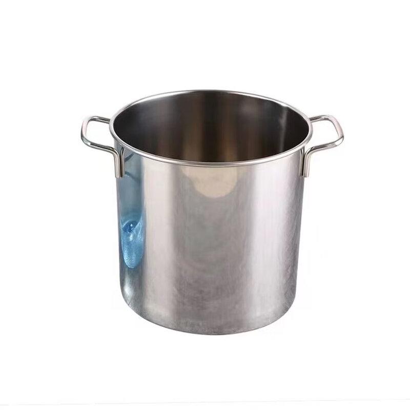 VZZS Stainless Steel Commercial Soup Pot with Lid