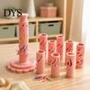 Polymer Clay Accessories Modular Flower Maker, Shaper with 9 Shaping Sculpting Tools for Scrapbooking Sleeves, Reusable Layered Press Projects,