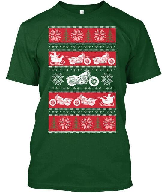 

Sportster Xmas Sweater T shirt Made in the USA Size S to 5XL M