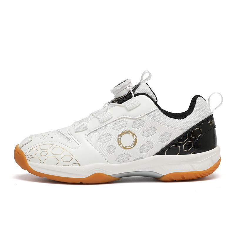 Team Captain All-Season Non-Slip Badminton Shoes with Velcro for Men, Women, and Children