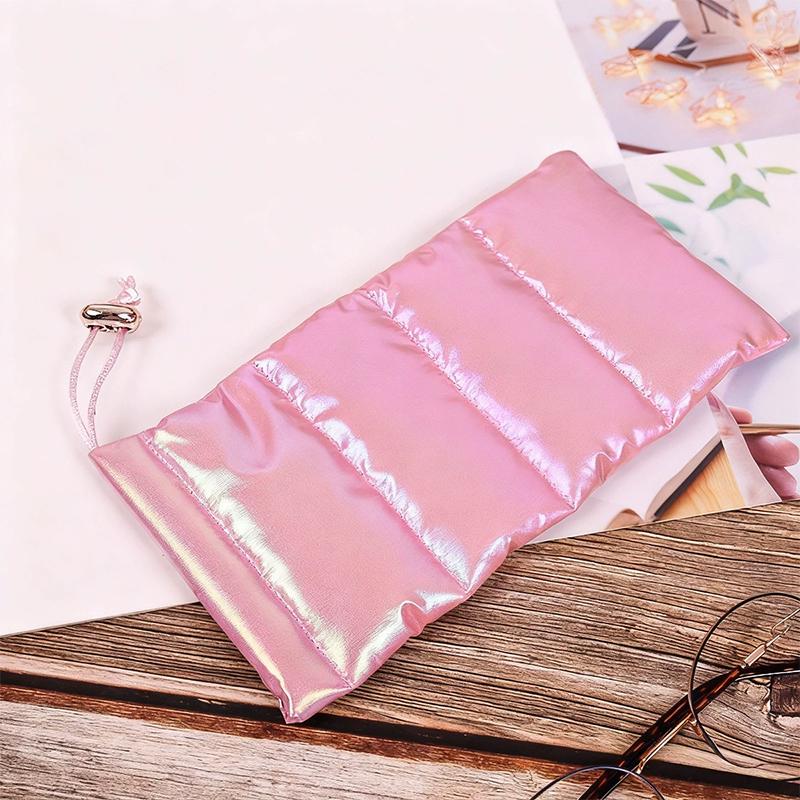 Thermal Phone Case Down Cotton Thermal Warm Cellphone Pouch With Drawstring Outdoor Phone Cover Bags Accessory For Overheating C