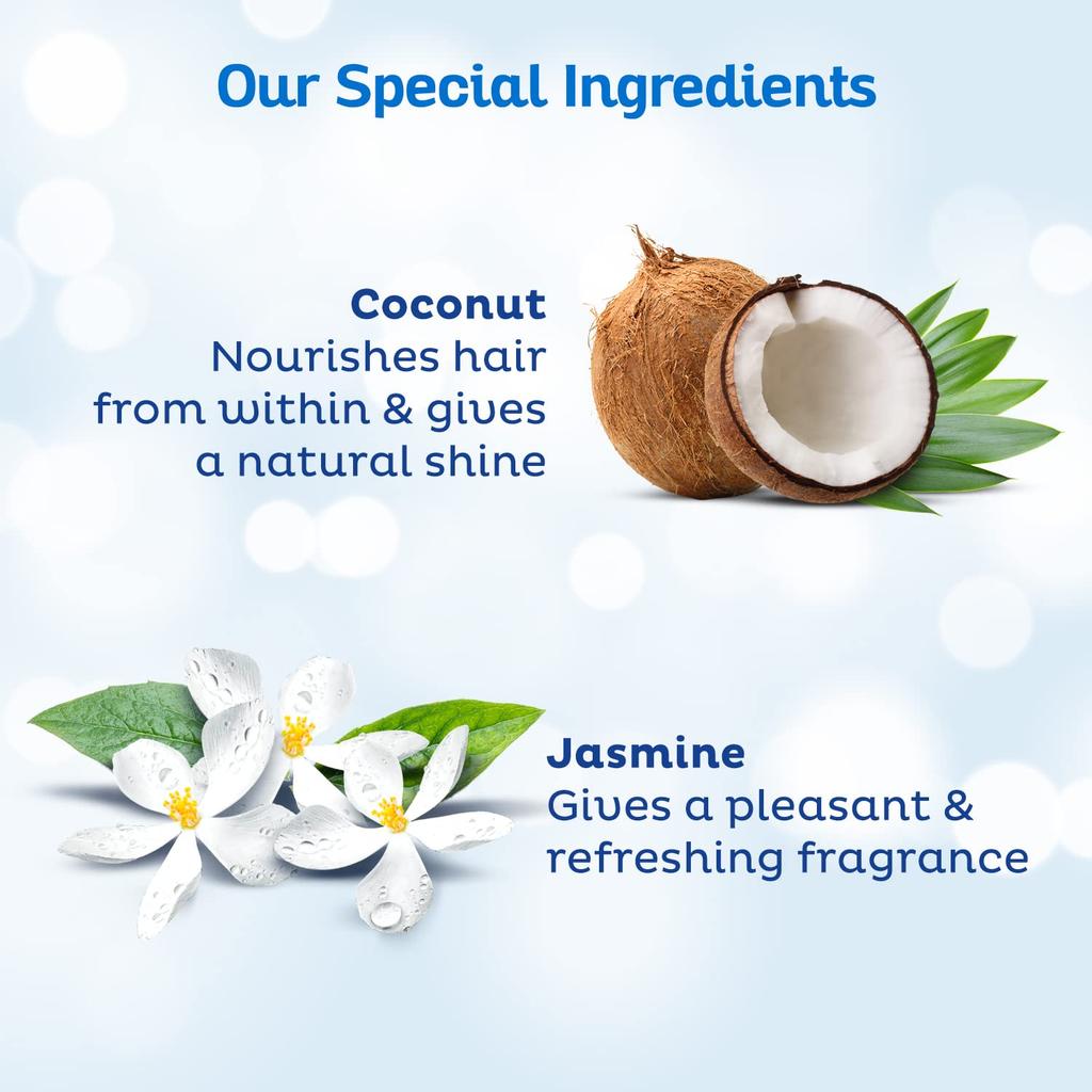 PARACHUTE Jasmine Gold Coconut Hair Oil 300ml With Vitamin E For Soft Shiny Hair Non-Sticky Nourishment For All Hair Types