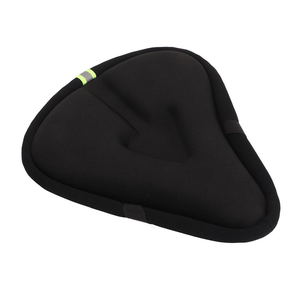Bike Seat Cover Bicycle Saddle Cushion Extra Soft Thickened Silicone with Groove Cycling Parts