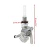Gas Tank Fuel Switch Shut Off Valve Pump Tap Petcock For Gasoline Generator Engine Oil Tank 1/4" Hose ON/OFF 90 Degree Rotation