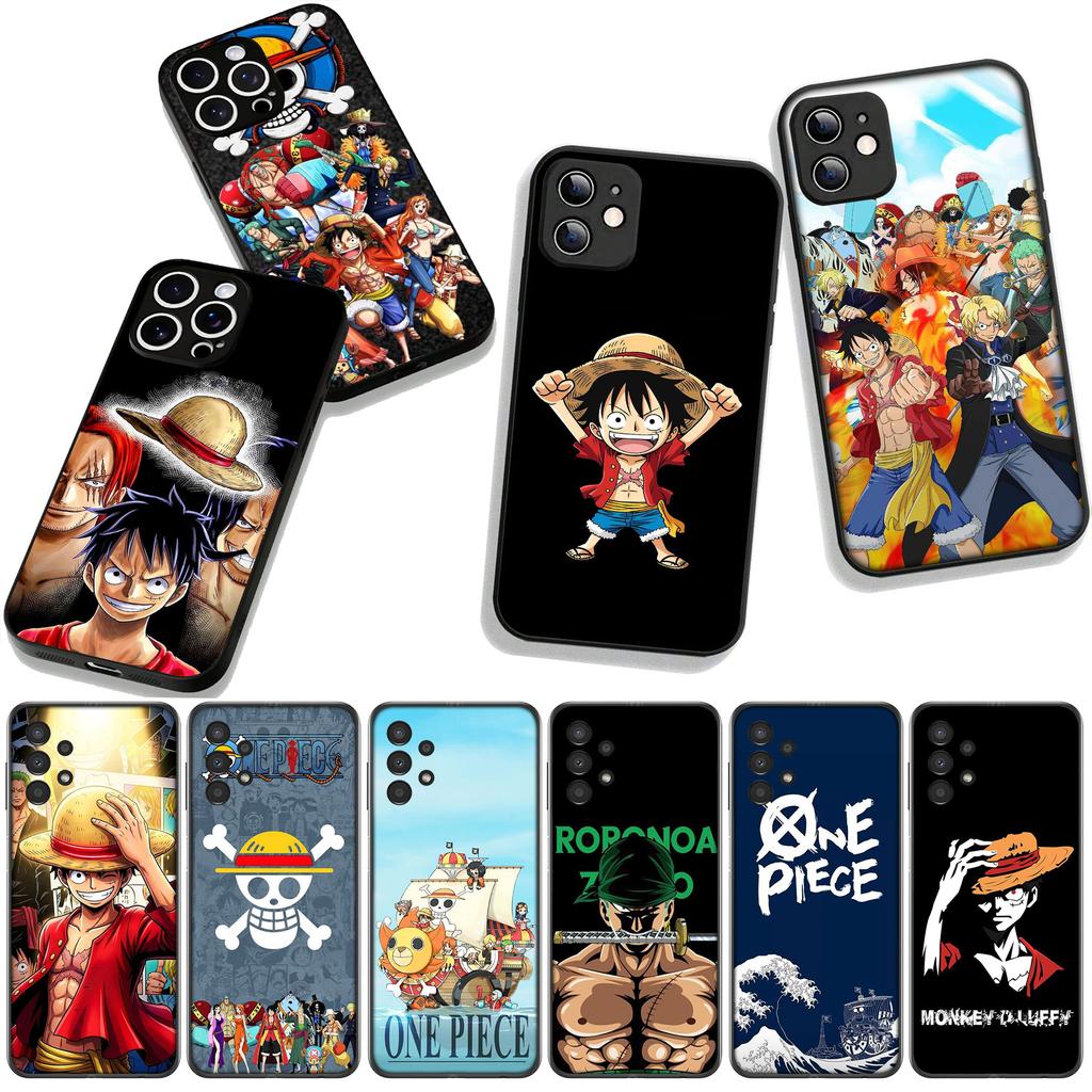 Logo One Zoro Luffy Piece Anime Case for Motorola Moto G54 G05 G24 G45 G55 G75 G85 G15 G57 G86 Power Edge 50 30 Fusion neo Pro