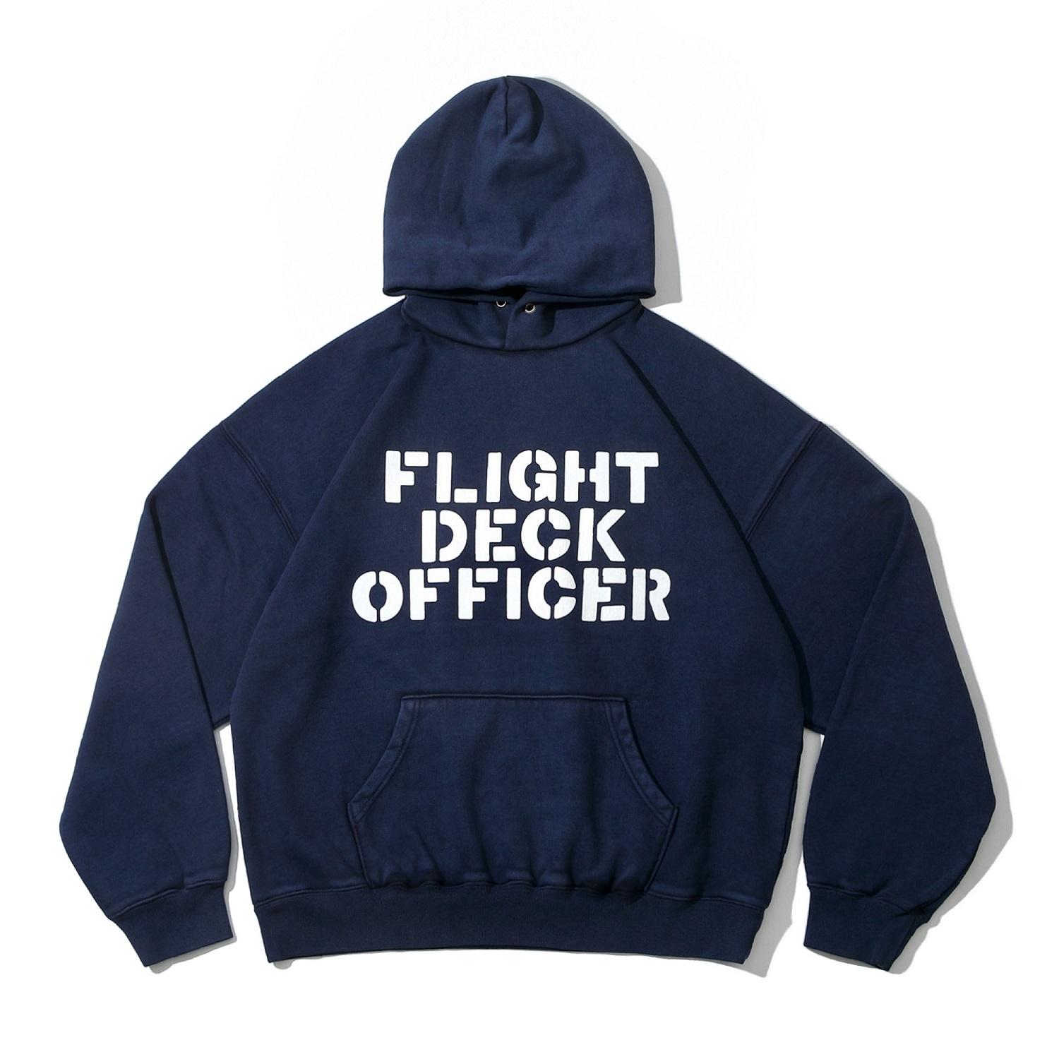 Weird Things Found Flight Deck Officer Overdie Sweat Hoodie (Royal Blue) Royal Blue/L