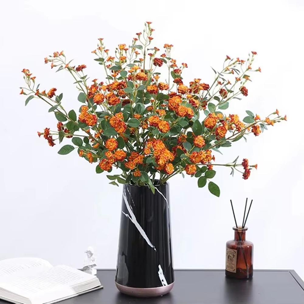 1/4PCS Artificial Flowers Daisy Home Room Table Decoration Yard Garden DIY Gift Wreath Material Wedding Bridal Bouquet Accessory